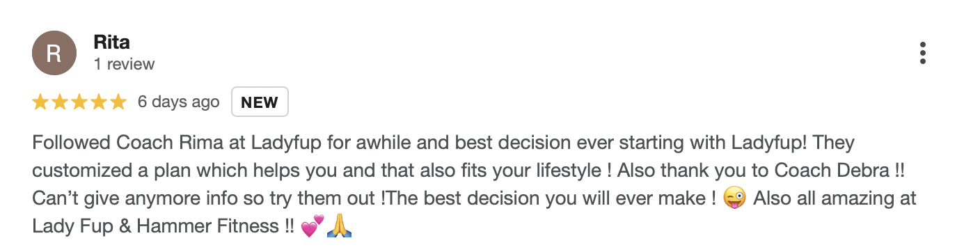 Client testimonial