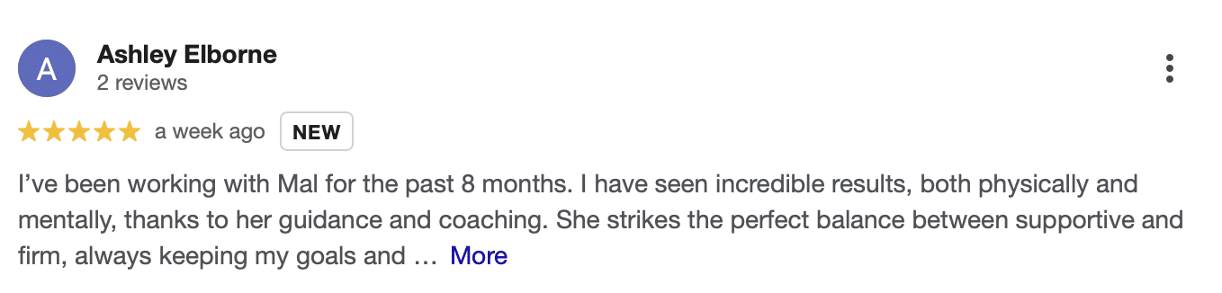 Client testimonial