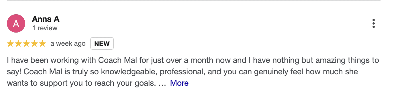 Client testimonial